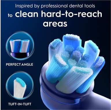 Oral-B iO Ultimate Clean vaihtoharjat 195546 (6 kpl, valkoinen)