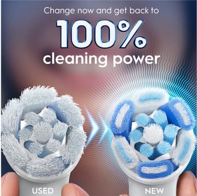 Oral-B iO Ultimate Clean vaihtoharjat 195546 (6 kpl, valkoinen)