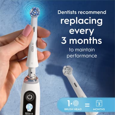 Oral-B iO Ultimate Clean vaihtoharjat 373470 (3 kpl, valkoinen)
