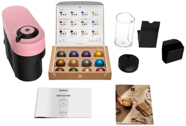 Nespresso Vertuo Pop kapselikeitin by DeLonghi ENV90.P (karkkipinkki)