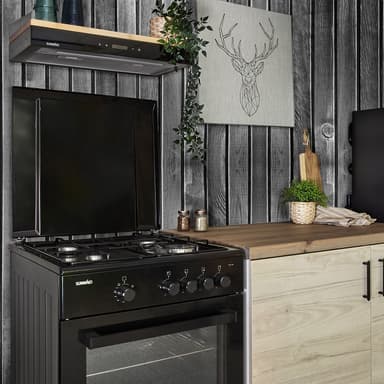 Kaasuliesi Chef 60 x 60 Musta