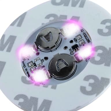 Viking Discs LED-valo frisbeegolfkiekkoon (10kpl) - Punainen