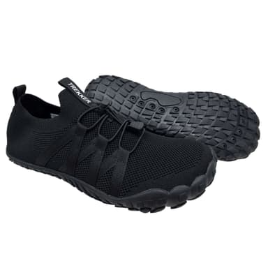Trekker Paljasjalkakengät Comfort, musta - EU43