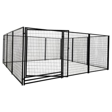 Trekker koiratarha 4,5x4,5x1,83m, musta