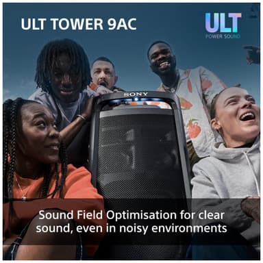 Sony ULT Tower 9AC bilekaiutin (musta)