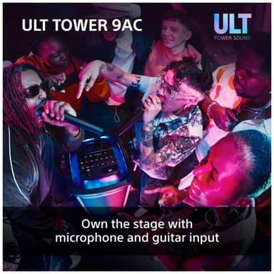 Sony ULT Tower 9AC bilekaiutin (musta)