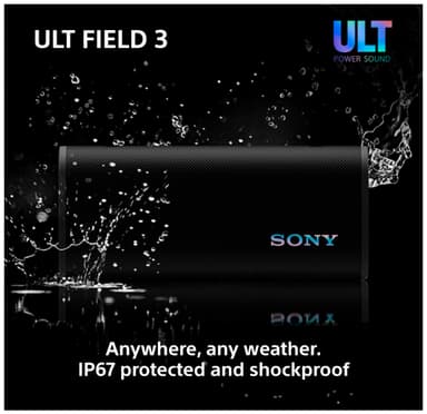 Sony ULT Field 3 kannettava kaiutin (metsänharmaa)