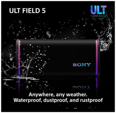 Sony ULT Field 5 kannettava kaiutin (musta)