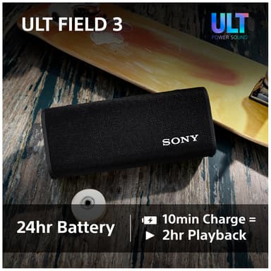 Sony ULT Field 3 kannettava kaiutin (musta)