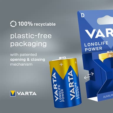 Varta Longlife Power D paristot (2 kpl)