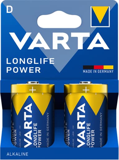 Varta Longlife Power D paristot (2 kpl)