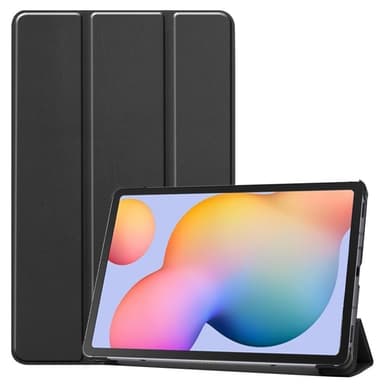 Kolminkertainen telinekotelo Samsung Galaxy Tab S6 Lite - Musta