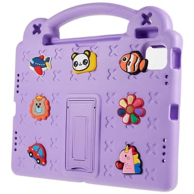 Apple iPad 10.9 2022 Gen 10 iskunkestävä EVA-vaahtomuovijalustan kuori - violetti