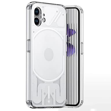 For Nothing -puhelin (1) 5G TPU+PC Anti-Drop -puhelinkotelo Iskunkestävä kristallinkirkas suojakansi