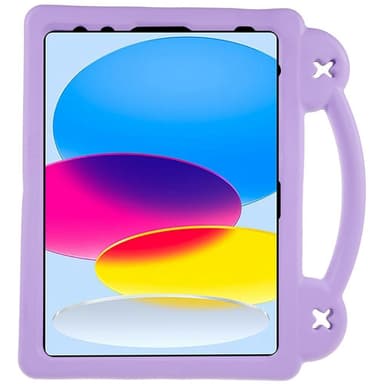 Apple iPad 10.9 2022 Gen 10 iskunkestävä EVA-vaahtomuovijalustan kuori - violetti