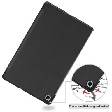 Kolminkertainen telinekotelo Samsung Galaxy Tab S6 Lite - Musta