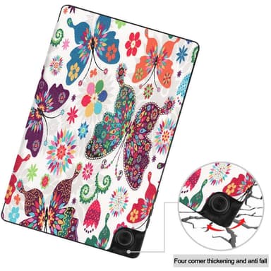 Kolminkertainen telinekotelo Lenovo Tab M10 HD Gen 2 - Butterfly