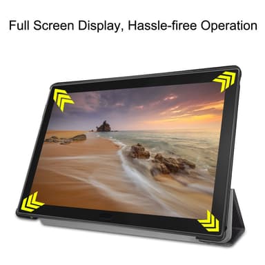 Kuviotulostus Kolminkertainen jalustan kansi Lenovo Tab E10 - Älä kosketa minua