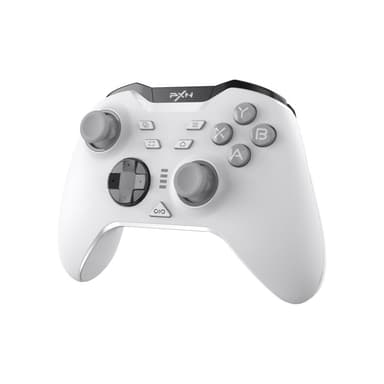Langaton Bluetooth-peliohjain vastaanottimella Yhteensopiva Steam PC Android iOS Nintendo Switchin kanssa - valkoinen
