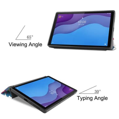Kolminkertainen telinekotelo Lenovo Tab M10 HD Gen 2 - Butterfly