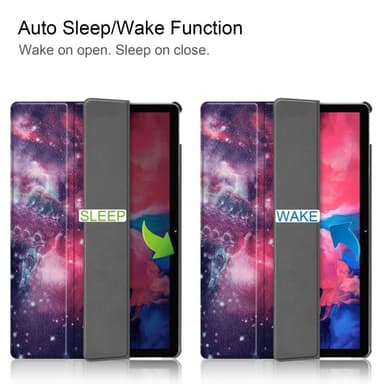 Kolminkertainen jalustan kansi Lenovo Tab P11/P11 Plus -malleille - Starry Sky