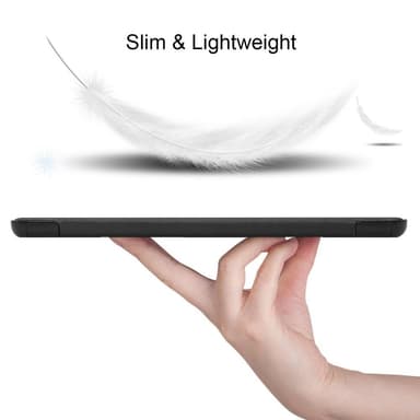 Kolminkertainen telinekotelo Samsung Galaxy Tab S6 Lite - Musta