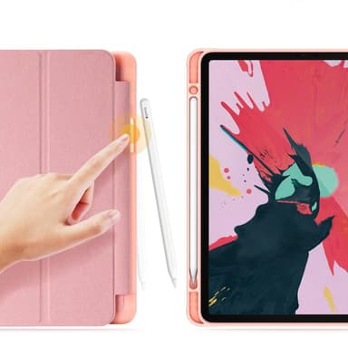 DUX DUCIS Domo iPad Pro 11 (2020)/(2018) Kolminkertainen jalusta vaaleanpunainen