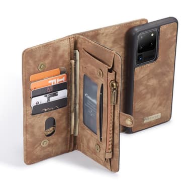 Samsung Galaxy S20 Ultra CASEME Irrotettava 2-in-1 kotelo - Ruskea