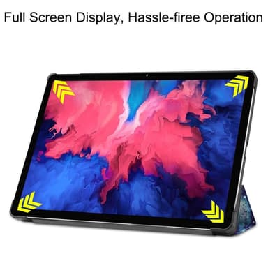 Kolminkertainen jalustan kansi Lenovo Tab P11/P11 Plus -malleille - Starry Sky