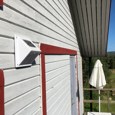 Aurinkotuuletin Minivent (kiinteä) valkoinen