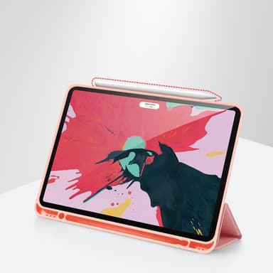 DUX DUCIS Domo iPad Pro 11 (2020)/(2018) Kolminkertainen jalusta vaaleanpunainen