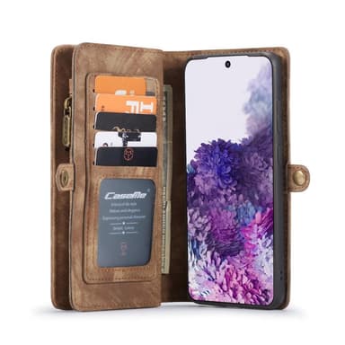 Samsung Galaxy S20 Ultra CASEME Irrotettava 2-in-1 kotelo - Ruskea