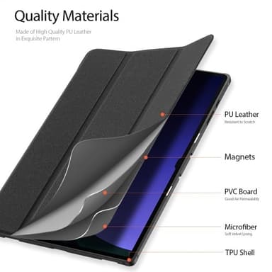 DUX DUCIS Tri-fold Stand Samsung Galaxy Tab S10 Ultra / S9 Ultra / S8 Ultra