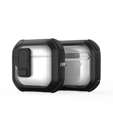 AirPods 4 -kotelolle DUX DUCIS PC+TPU Bluetooth-kotelo / kuori koukulla