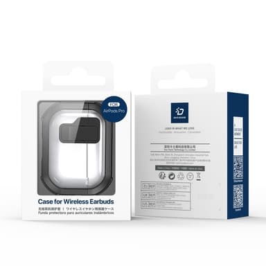 AirPods 4 -kotelolle DUX DUCIS PC+TPU Bluetooth-kotelo / kuori koukulla