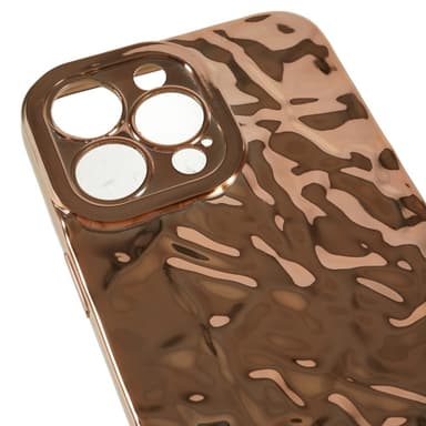 iPhone 15 Pro Max TPU Kuori Elektroplating Rypistynyt Epätasainen Puhelimen Suojakotelo