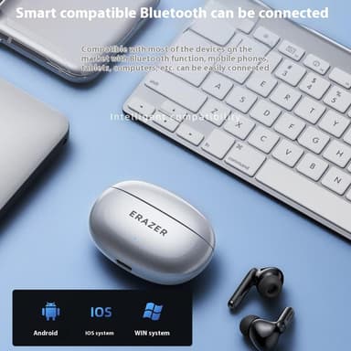 LENOVO Erazer XT88Pro In-Ear langattomat nappikuulokkeet Bluetooth-kuulokkeet - Valkoinen