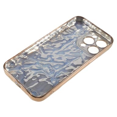 iPhone 15 Pro Max TPU Kuori Elektroplating Rypistynyt Epätasainen Puhelimen Suojakotelo