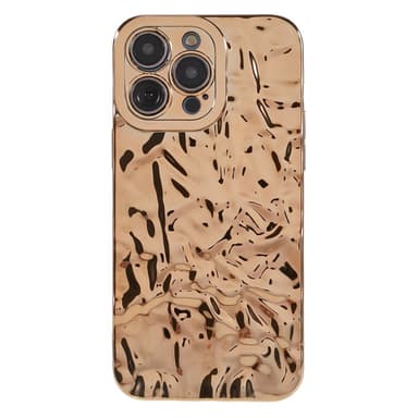iPhone 15 Pro Max TPU Kuori Elektroplating Rypistynyt Epätasainen Puhelimen Suojakotelo