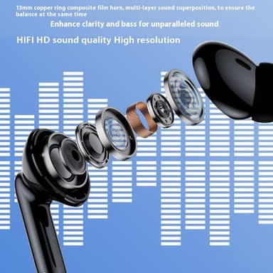 LENOVO Erazer XT88Pro In-Ear langattomat nappikuulokkeet Bluetooth-kuulokkeet - Valkoinen