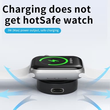 Langaton USB-A nopea magneettinen laturi Apple Watch Series 1-8: lle
