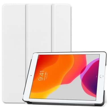 Apple iPad 10.2 2021/2020/2019 Kolminkertainen jalusta tablettikotelo - valkoinen