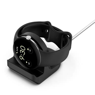 Google Pixel Watch -laturitelineelle Pöytätietokoneen älykellon silikonilataustelineen pohja