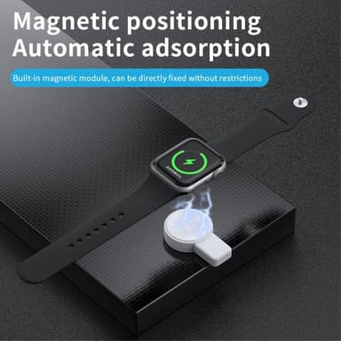 Langaton USB-A nopea magneettinen laturi Apple Watch Series 1-8: lle