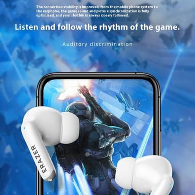 LENOVO Erazer XT88Pro In-Ear langattomat nappikuulokkeet Bluetooth-kuulokkeet - Valkoinen