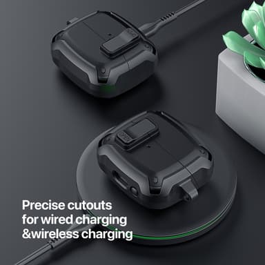 DUX DUCIS Samsung Galaxy Buds3 Pro Buds3 -kotelolle koukulla - musta
