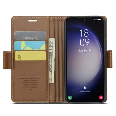CASEME Retro Lompakkokotelo Samsung Galaxy S24