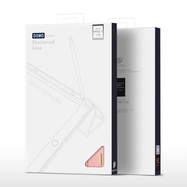 DUX DUCIS Domo Apple iPad 10.2 2021/2020/2019 Kolminkertainen jalusta ruusukulta