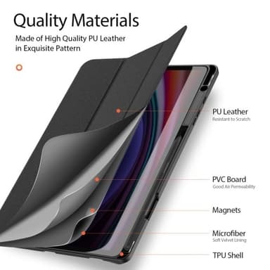 DUX DUCIS Tri-fold Stand Samsung Galaxy Tab S10+ / S9+ / S9 FE+