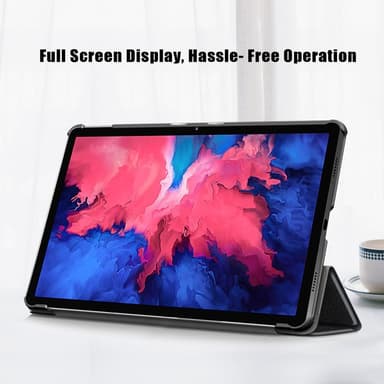 Kolminkertainen jalustan kansi Lenovo Tab P11: lle - musta